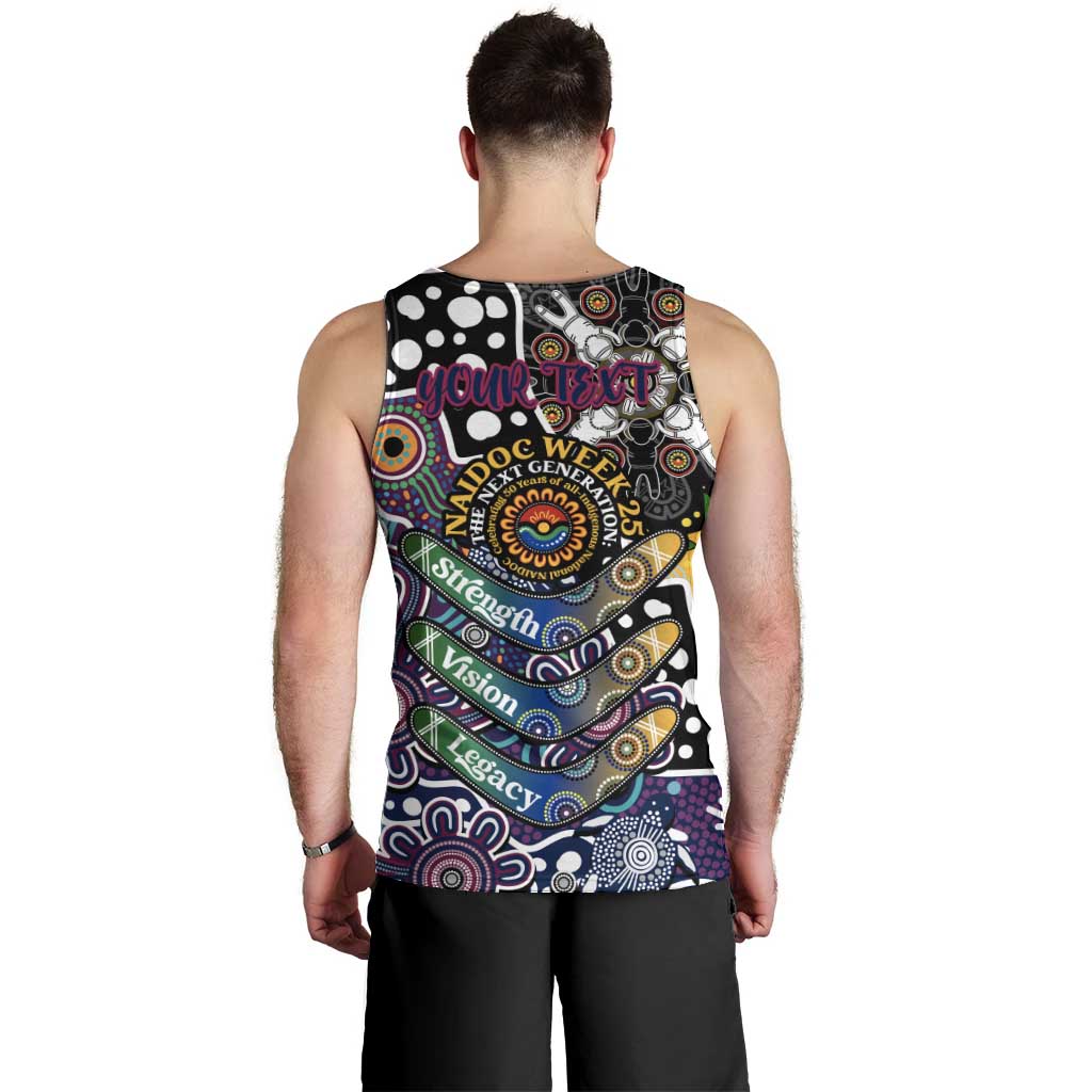 Personalised Sea Eagles NRL Celebrating 50 Years of Naidoc Men Tank Top NAIDOC Week 2025 Aboriginal