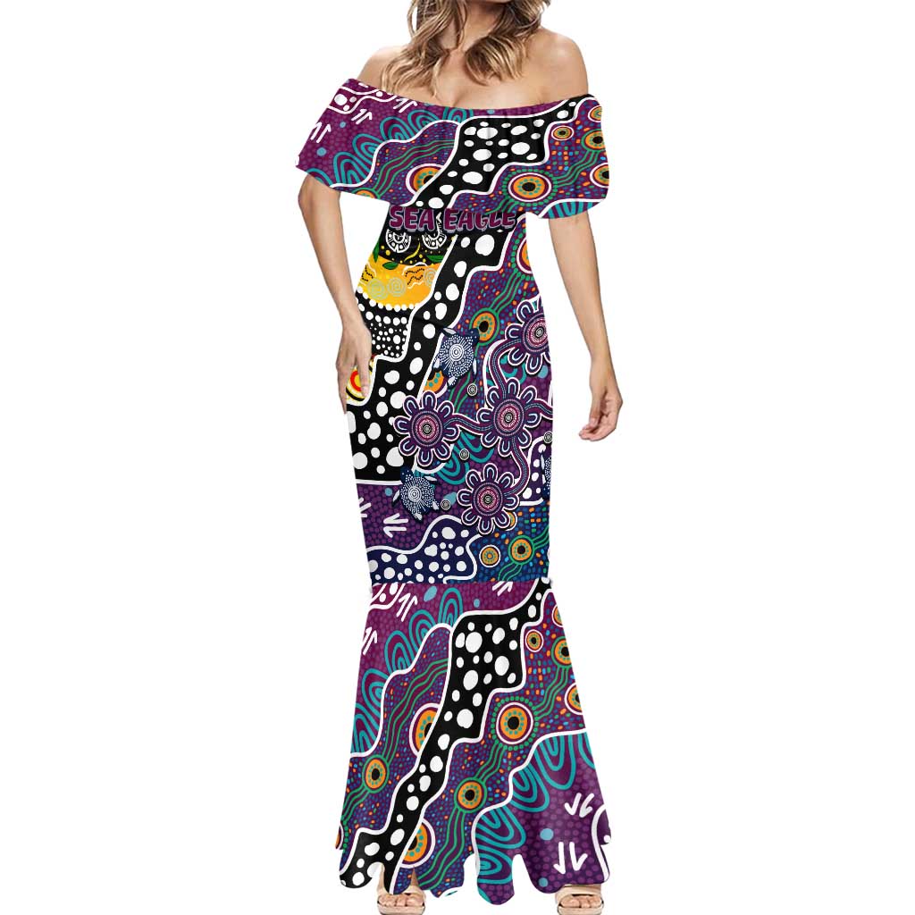 Personalised Sea Eagles NRL Celebrating 50 Years of Naidoc Mermaid Dress NAIDOC Week 2025 Aboriginal