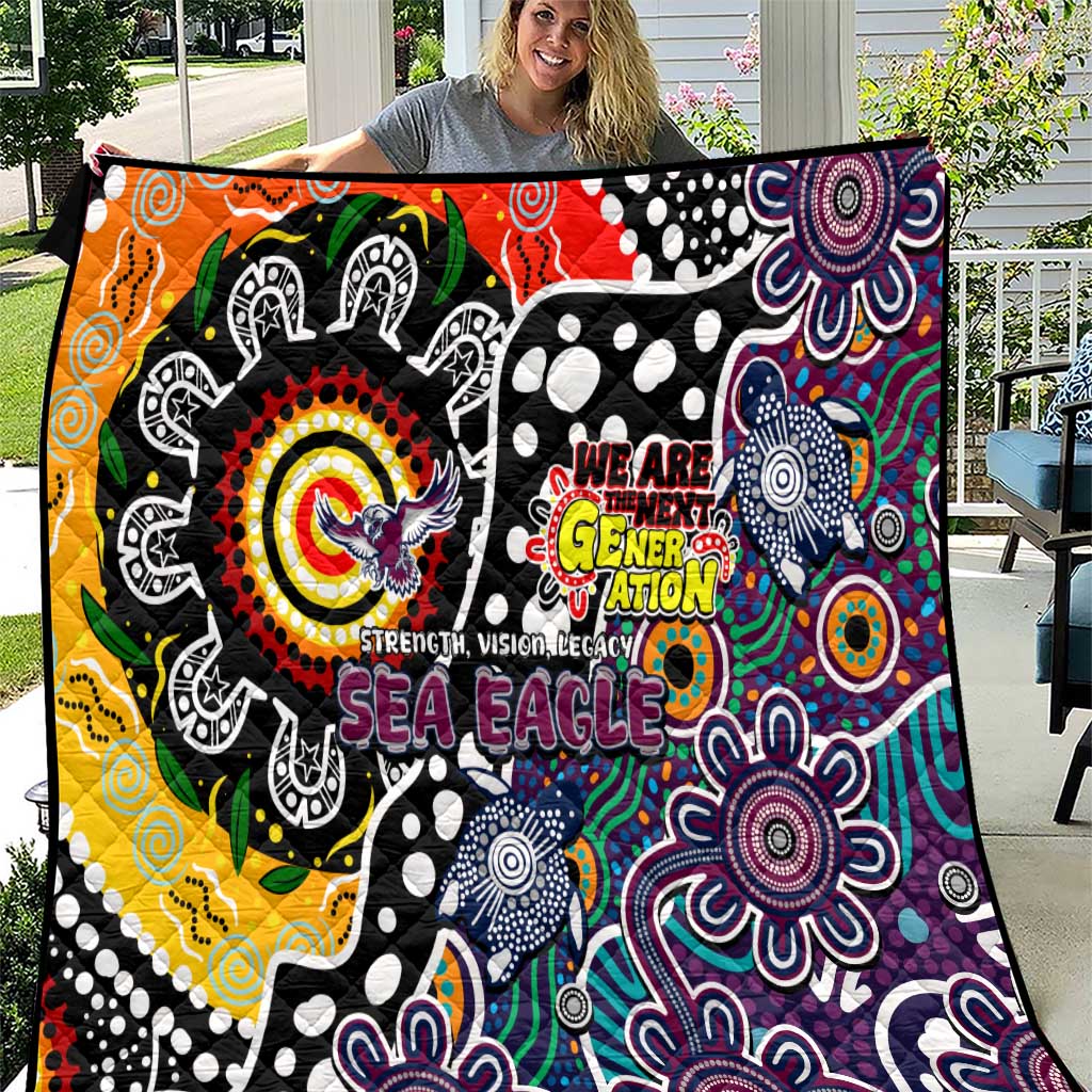 Sea Eagles NRL Celebrating 50 Years of Naidoc Quilt NAIDOC Week 2025 Aboriginal