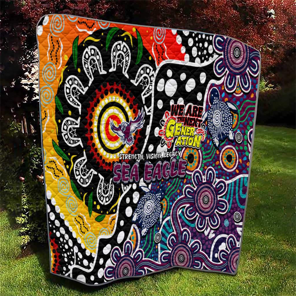 Sea Eagles NRL Celebrating 50 Years of Naidoc Quilt NAIDOC Week 2025 Aboriginal