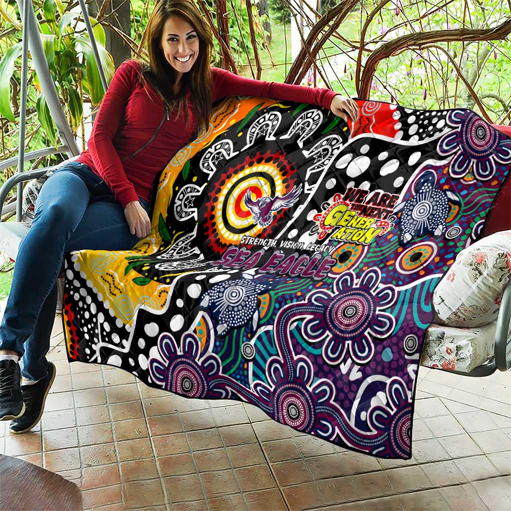 Sea Eagles NRL Celebrating 50 Years of Naidoc Quilt NAIDOC Week 2025 Aboriginal