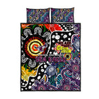 Sea Eagles NRL Celebrating 50 Years of Naidoc Quilt Bed Set NAIDOC Week 2025 Aboriginal