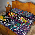 Sea Eagles NRL Celebrating 50 Years of Naidoc Quilt Bed Set NAIDOC Week 2025 Aboriginal