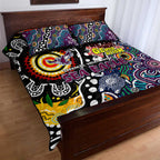 Sea Eagles NRL Celebrating 50 Years of Naidoc Quilt Bed Set NAIDOC Week 2025 Aboriginal