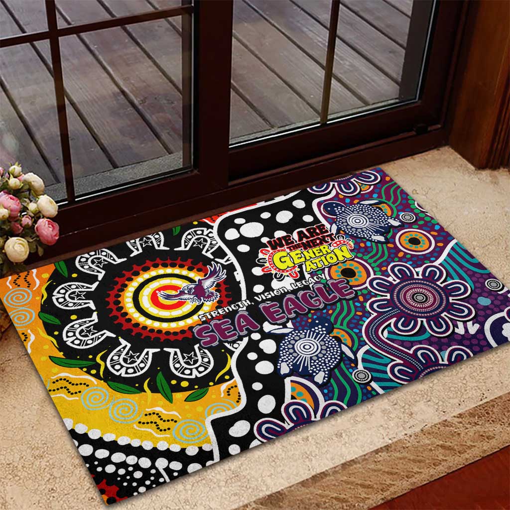 Sea Eagles NRL Celebrating 50 Years of Naidoc Rubber Doormat NAIDOC Week 2025 Aboriginal