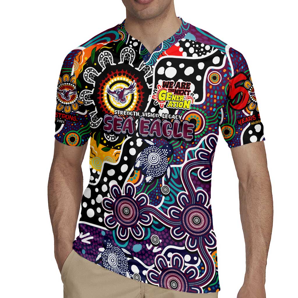 Personalised Sea Eagles NRL Celebrating 50 Years of Naidoc Rugby Jersey NAIDOC Week 2025 Aboriginal