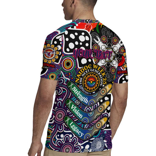 Personalised Sea Eagles NRL Celebrating 50 Years of Naidoc Rugby Jersey NAIDOC Week 2025 Aboriginal