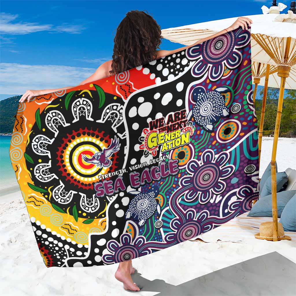 Sea Eagles NRL Celebrating 50 Years of Naidoc Sarong NAIDOC Week 2025 Aboriginal
