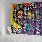 Sea Eagles NRL Celebrating 50 Years of Naidoc Shower Curtain NAIDOC Week 2025 Aboriginal