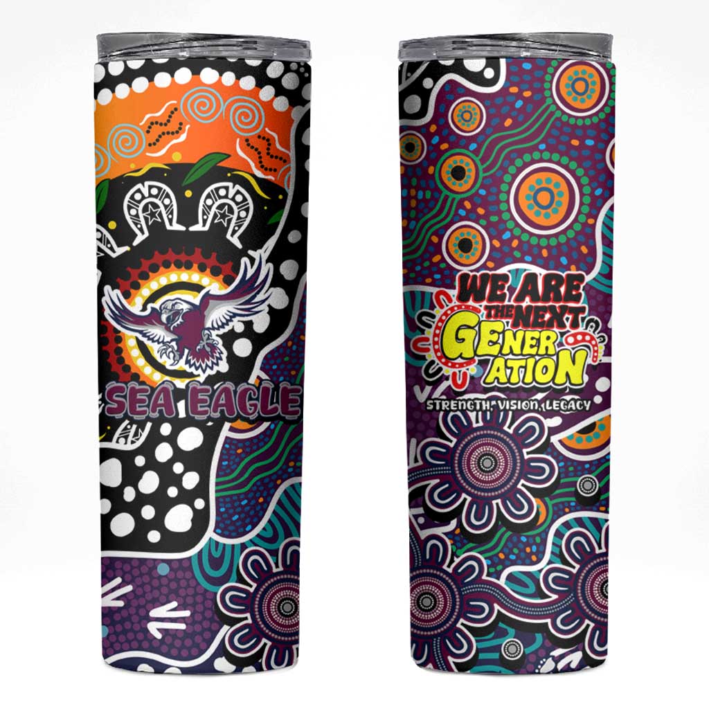 Sea Eagles NRL Celebrating 50 Years of Naidoc Skinny Tumbler NAIDOC Week 2025 Aboriginal