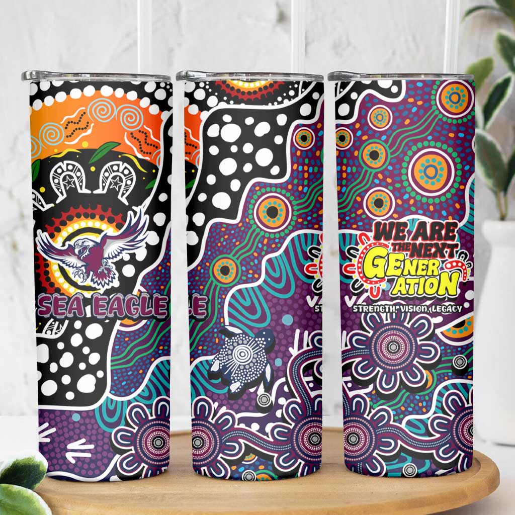Sea Eagles NRL Celebrating 50 Years of Naidoc Skinny Tumbler NAIDOC Week 2025 Aboriginal