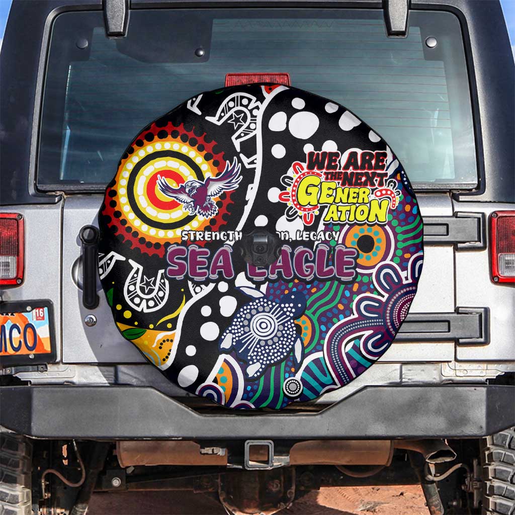 Sea Eagles NRL Celebrating 50 Years of Naidoc Spare Tire Cover NAIDOC Week 2025 Aboriginal