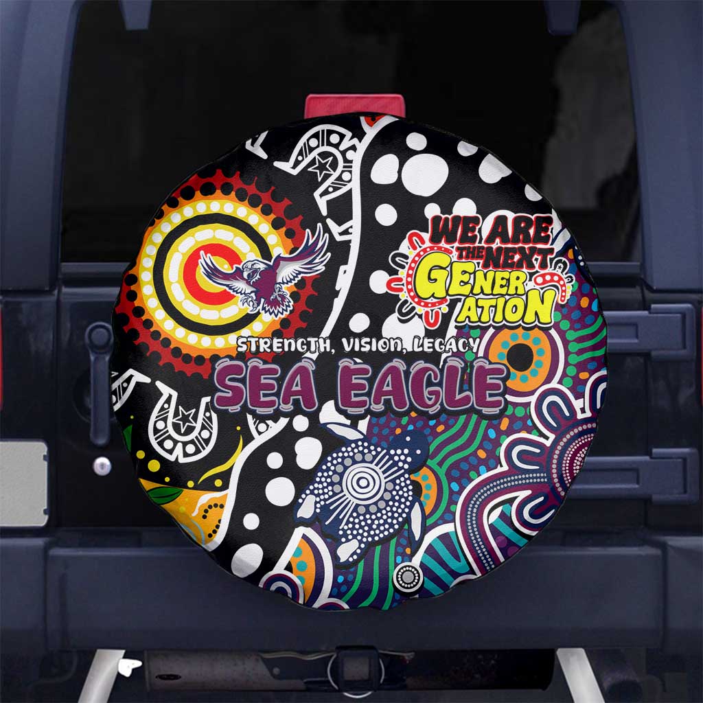 Sea Eagles NRL Celebrating 50 Years of Naidoc Spare Tire Cover NAIDOC Week 2025 Aboriginal