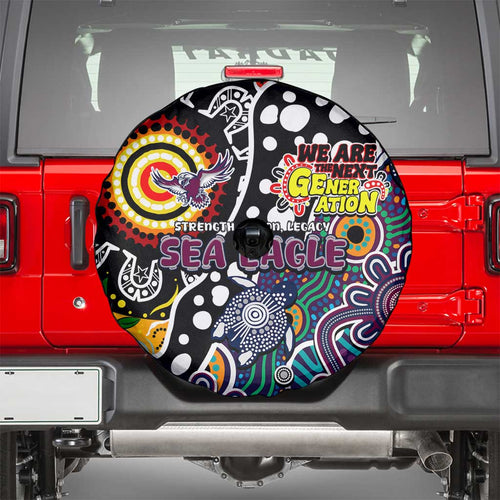 Sea Eagles NRL Celebrating 50 Years of Naidoc Spare Tire Cover NAIDOC Week 2025 Aboriginal