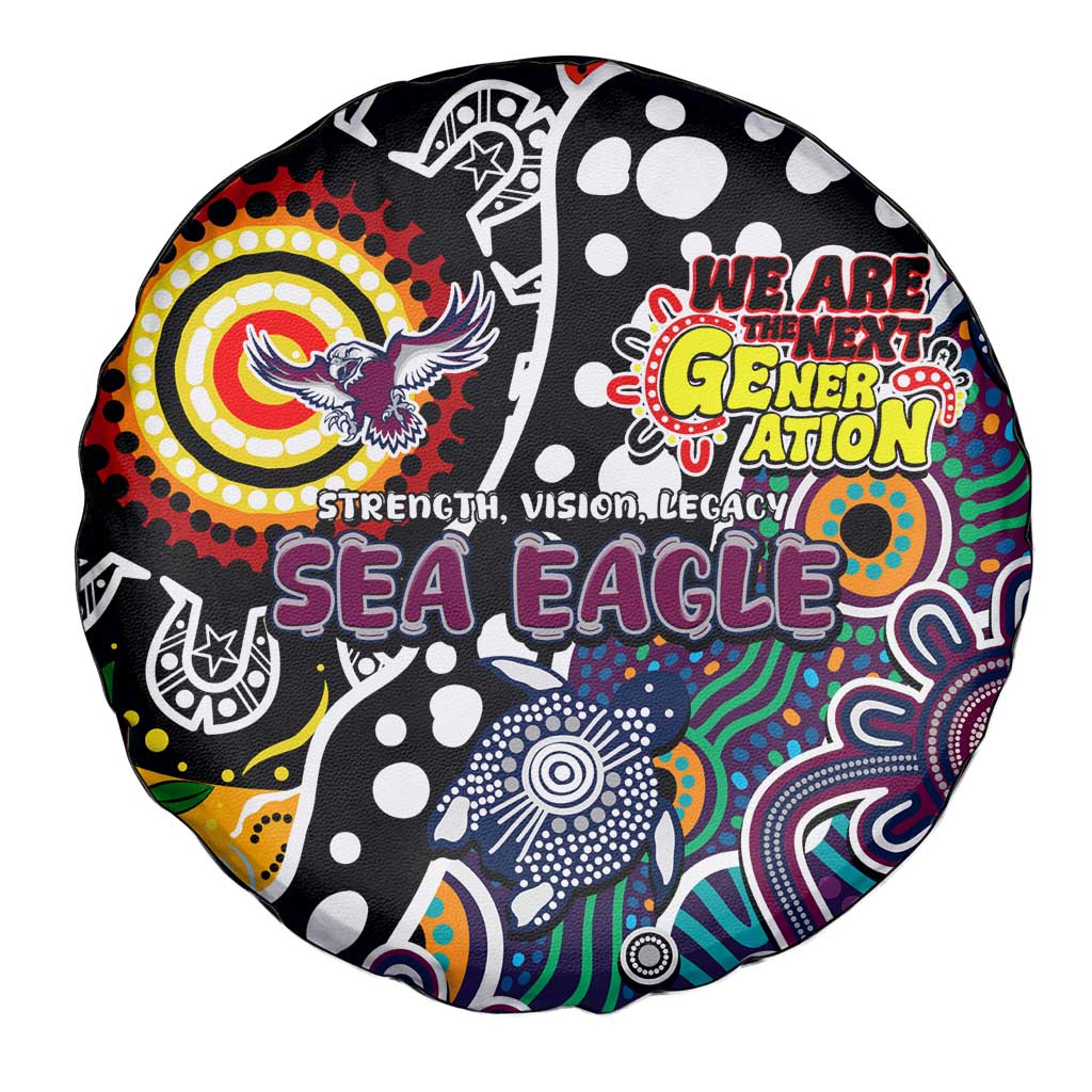 Sea Eagles NRL Celebrating 50 Years of Naidoc Spare Tire Cover NAIDOC Week 2025 Aboriginal