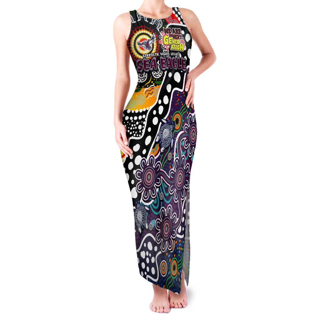 Personalised Sea Eagles NRL Celebrating 50 Years of Naidoc Tank Maxi Dress NAIDOC Week 2025 Aboriginal