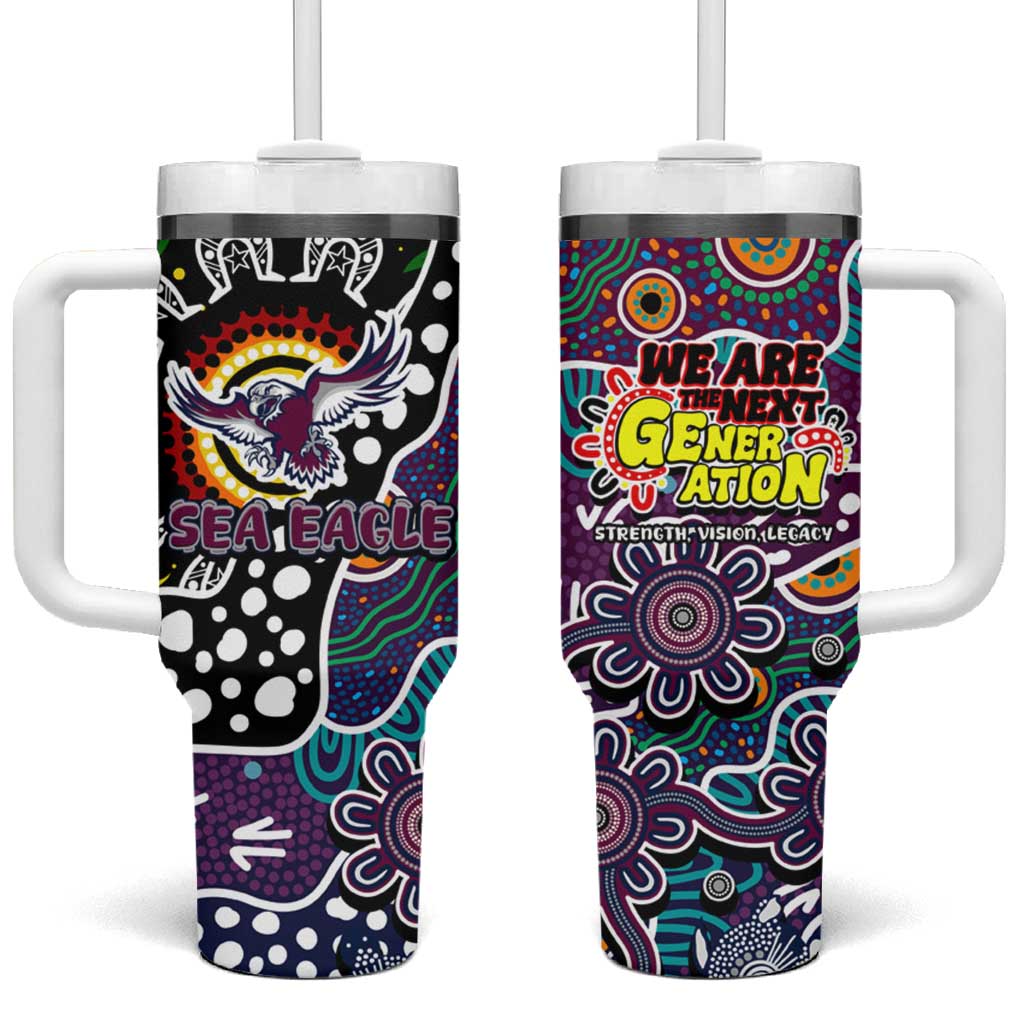 Sea Eagles NRL Celebrating 50 Years of Naidoc Tumbler With Handle NAIDOC Week 2025 Aboriginal