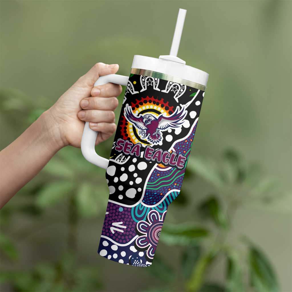 Sea Eagles NRL Celebrating 50 Years of Naidoc Tumbler With Handle NAIDOC Week 2025 Aboriginal
