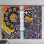 Sea Eagles NRL Celebrating 50 Years of Naidoc Window Curtain NAIDOC Week 2025 Aboriginal