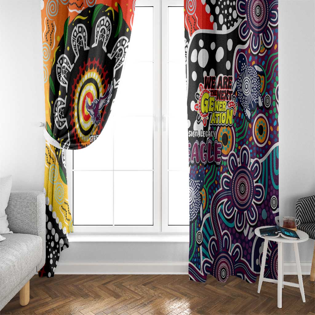 Sea Eagles NRL Celebrating 50 Years of Naidoc Window Curtain NAIDOC Week 2025 Aboriginal