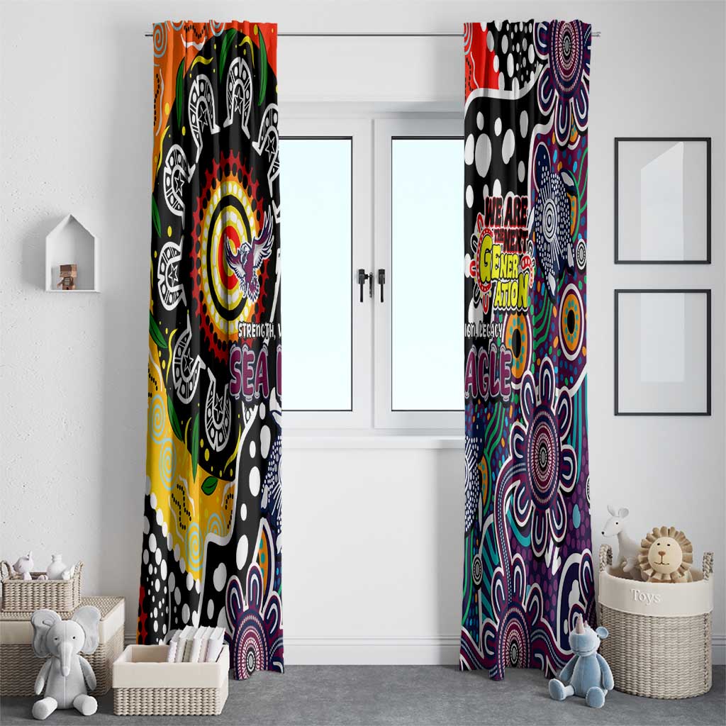 Sea Eagles NRL Celebrating 50 Years of Naidoc Window Curtain NAIDOC Week 2025 Aboriginal