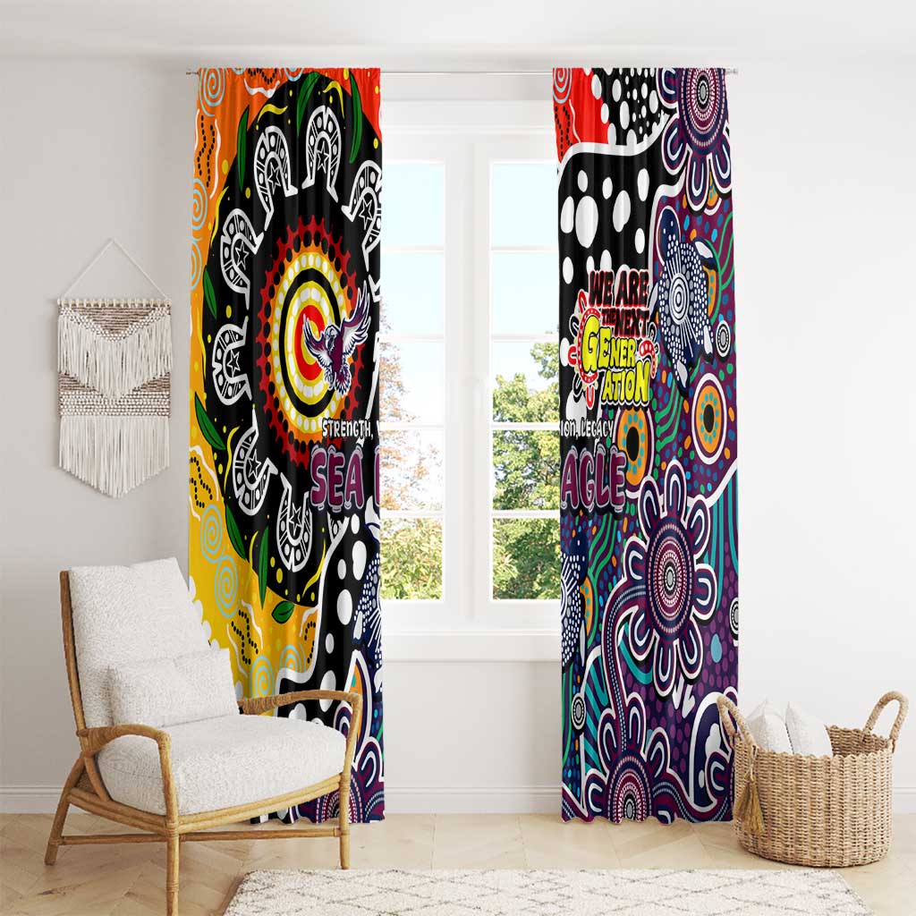 Sea Eagles NRL Celebrating 50 Years of Naidoc Window Curtain NAIDOC Week 2025 Aboriginal