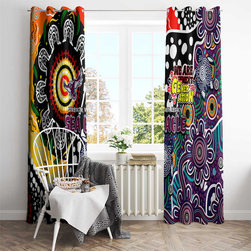 Sea Eagles NRL Celebrating 50 Years of Naidoc Window Curtain NAIDOC Week 2025 Aboriginal