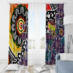 Sea Eagles NRL Celebrating 50 Years of Naidoc Window Curtain NAIDOC Week 2025 Aboriginal