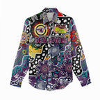 Personalised Sea Eagles NRL Celebrating 50 Years of Naidoc Women Casual Shirt NAIDOC Week 2025 Aboriginal