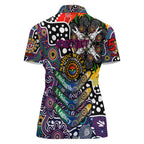 Personalised Sea Eagles NRL Celebrating 50 Years of Naidoc Women Polo Shirt NAIDOC Week 2025 Aboriginal