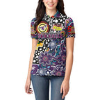 Personalised Sea Eagles NRL Celebrating 50 Years of Naidoc Women Polo Shirt NAIDOC Week 2025 Aboriginal
