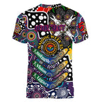 Personalised Sea Eagles NRL Celebrating 50 Years of Naidoc Women V-Neck T-Shirt NAIDOC Week 2025 Aboriginal