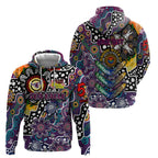 Personalised Sea Eagles NRL Celebrating 50 Years of Naidoc Zip Hoodie NAIDOC Week 2025 Aboriginal
