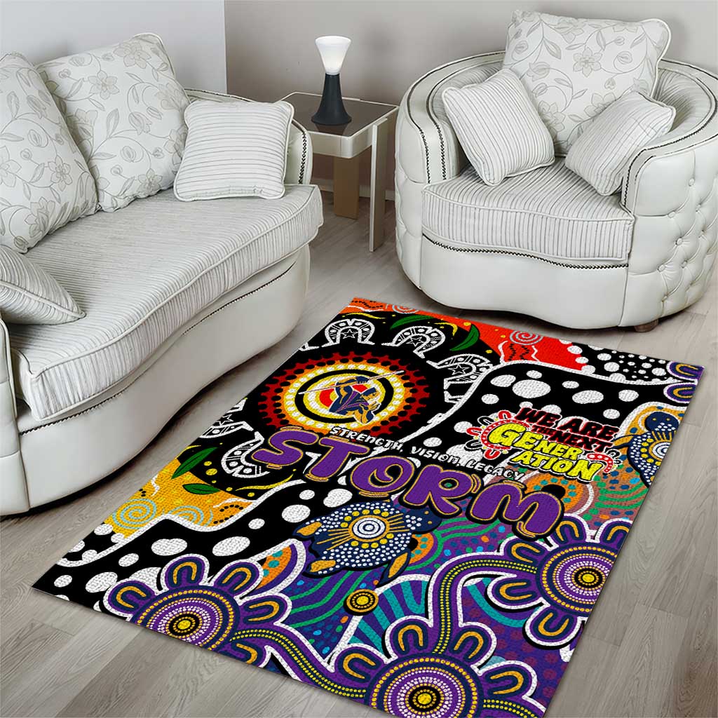 Storm NRL Celebrating 50 Years of Naidoc Area Rug NAIDOC Week 2025 Aboriginal
