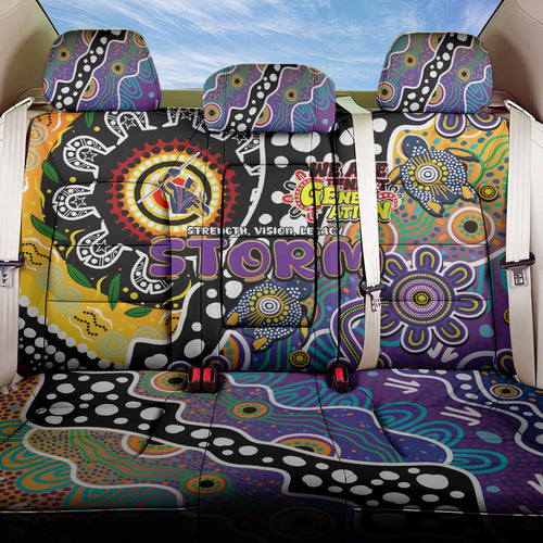 Storm NRL Celebrating 50 Years of Naidoc Back Car Seat Cover NAIDOC Week 2025 Aboriginal