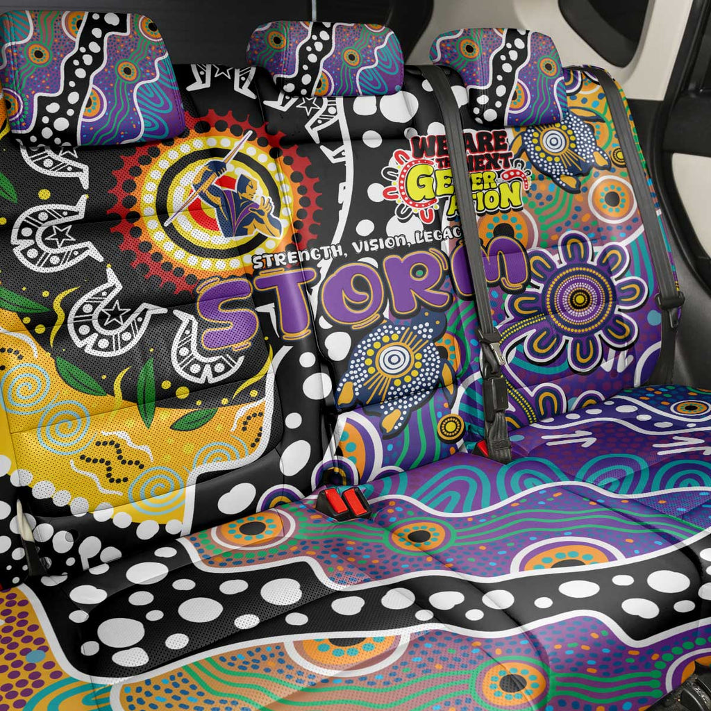 Storm NRL Celebrating 50 Years of Naidoc Back Car Seat Cover NAIDOC Week 2025 Aboriginal