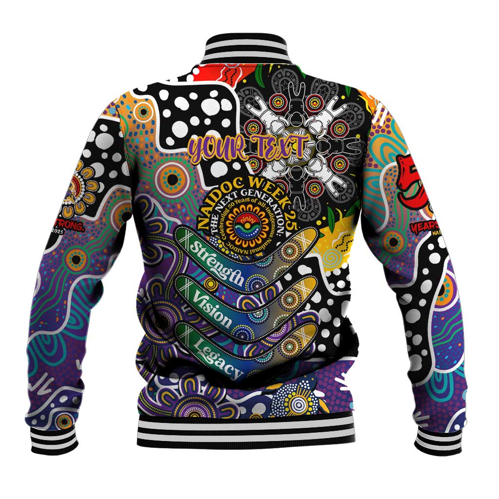 Personalised Storm NRL Celebrating 50 Years of Naidoc Baseball Jacket NAIDOC Week 2025 Aboriginal