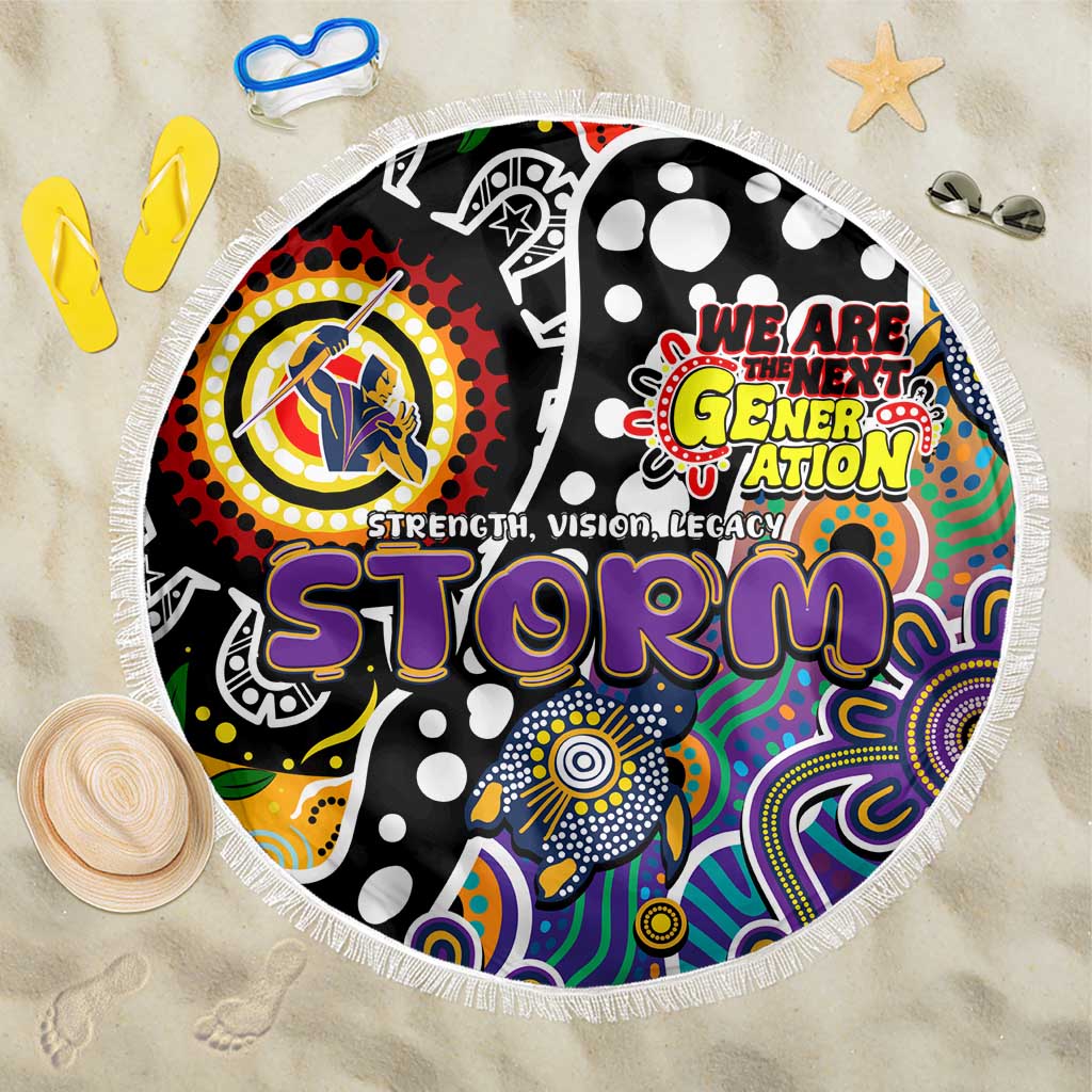 Storm NRL Celebrating 50 Years of Naidoc Beach Blanket NAIDOC Week 2025 Aboriginal