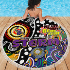 Storm NRL Celebrating 50 Years of Naidoc Beach Blanket NAIDOC Week 2025 Aboriginal