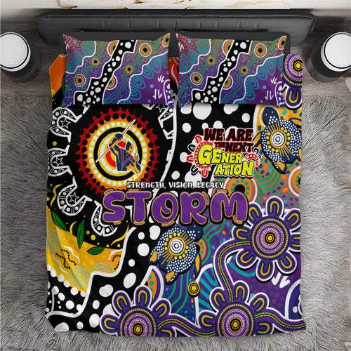 Storm NRL Celebrating 50 Years of Naidoc Bedding Set NAIDOC Week 2025 Aboriginal