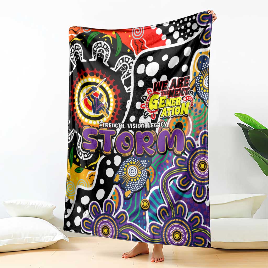 Storm NRL Celebrating 50 Years of Naidoc Blanket NAIDOC Week 2025 Aboriginal