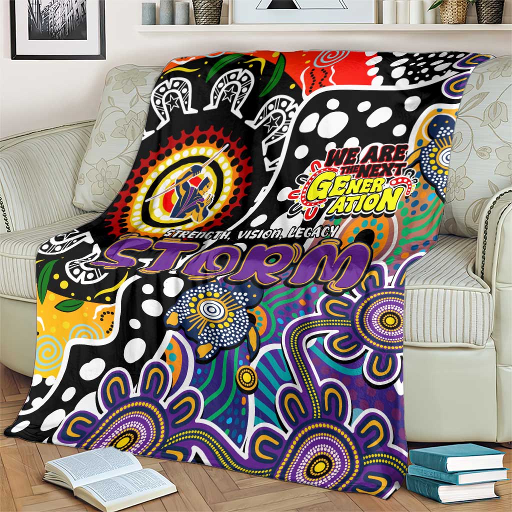 Storm NRL Celebrating 50 Years of Naidoc Blanket NAIDOC Week 2025 Aboriginal