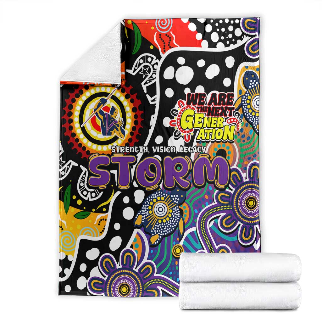 Storm NRL Celebrating 50 Years of Naidoc Blanket NAIDOC Week 2025 Aboriginal