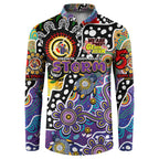 Personalised Storm NRL Celebrating 50 Years of Naidoc Button Sweatshirt NAIDOC Week 2025 Aboriginal