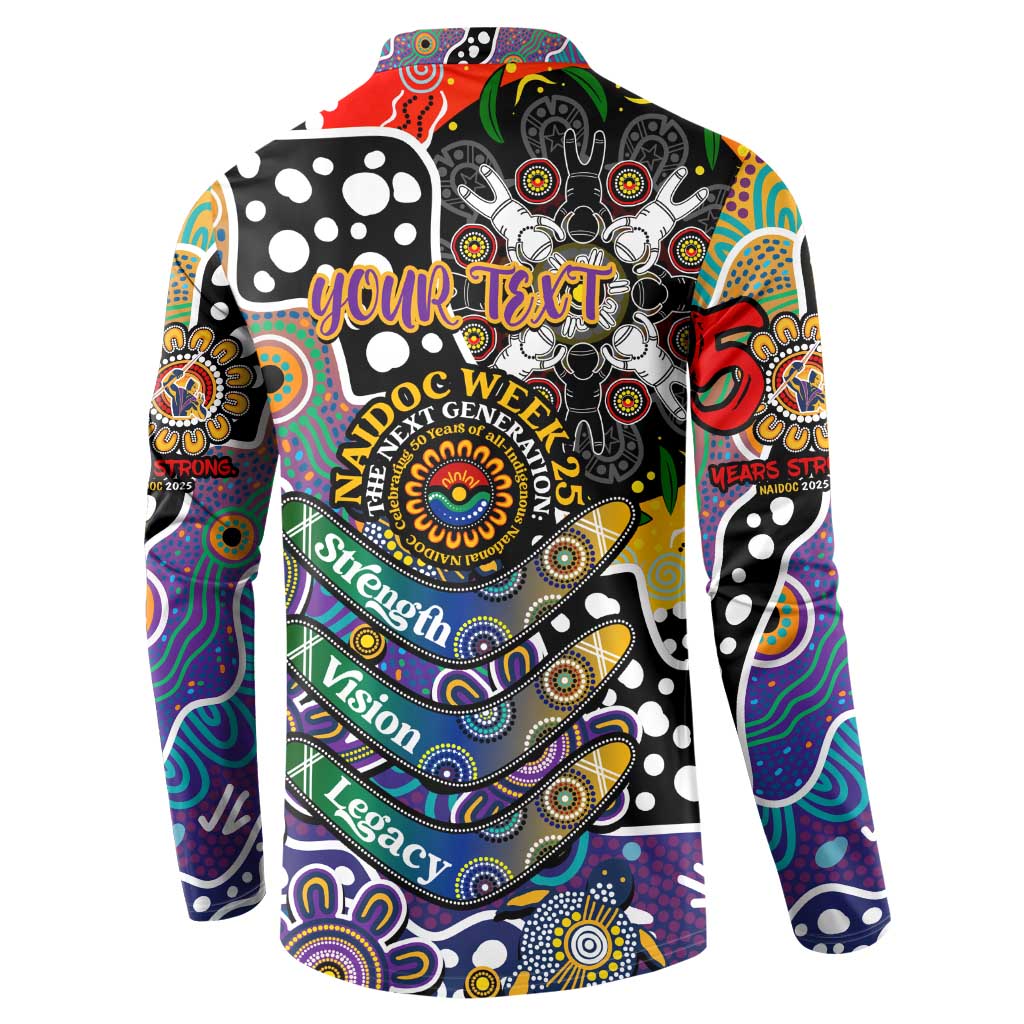Personalised Storm NRL Celebrating 50 Years of Naidoc Button Sweatshirt NAIDOC Week 2025 Aboriginal