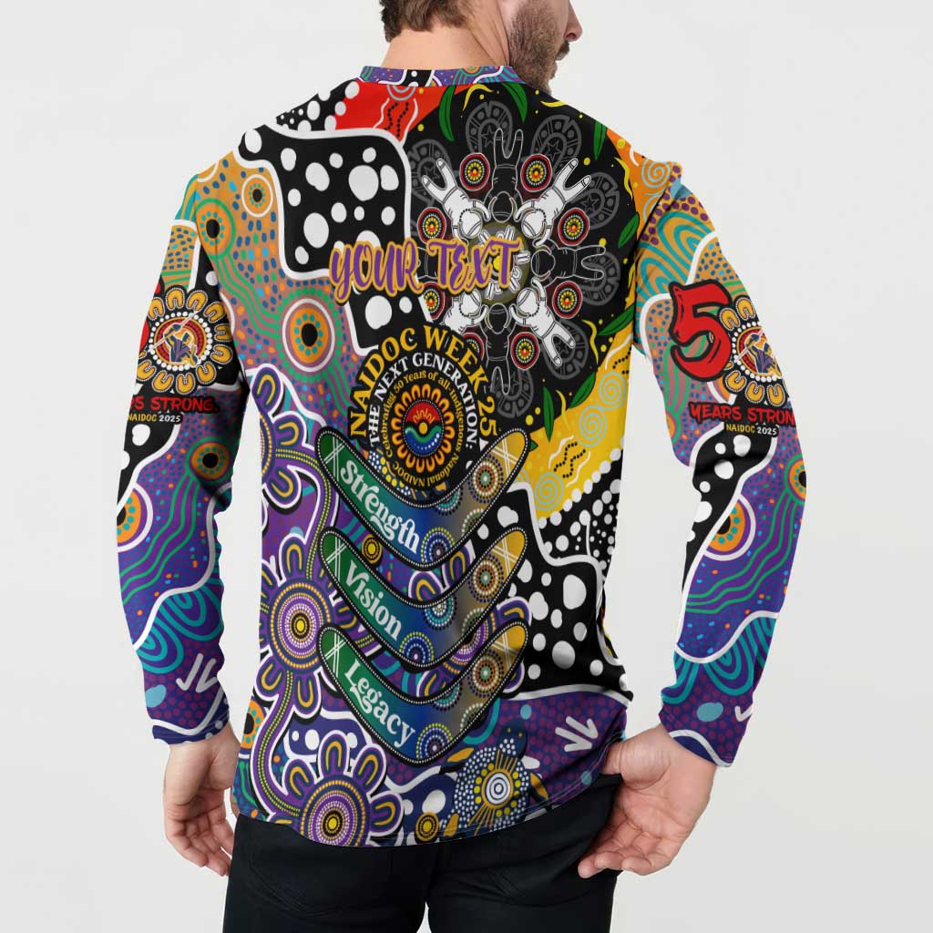 Personalised Storm NRL Celebrating 50 Years of Naidoc Button Sweatshirt NAIDOC Week 2025 Aboriginal