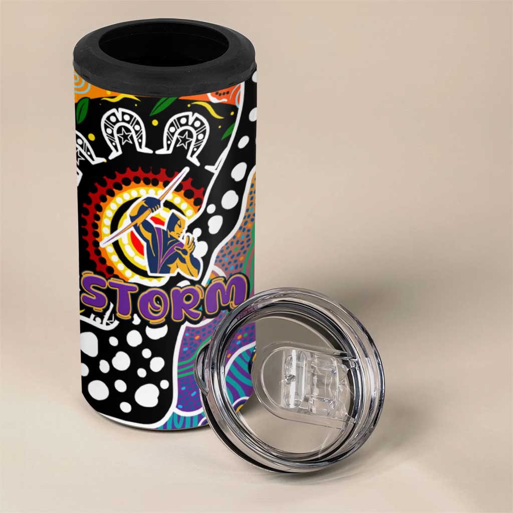 Storm NRL Celebrating 50 Years of Naidoc 4 in 1 Can Cooler Tumbler NAIDOC Week 2025 Aboriginal
