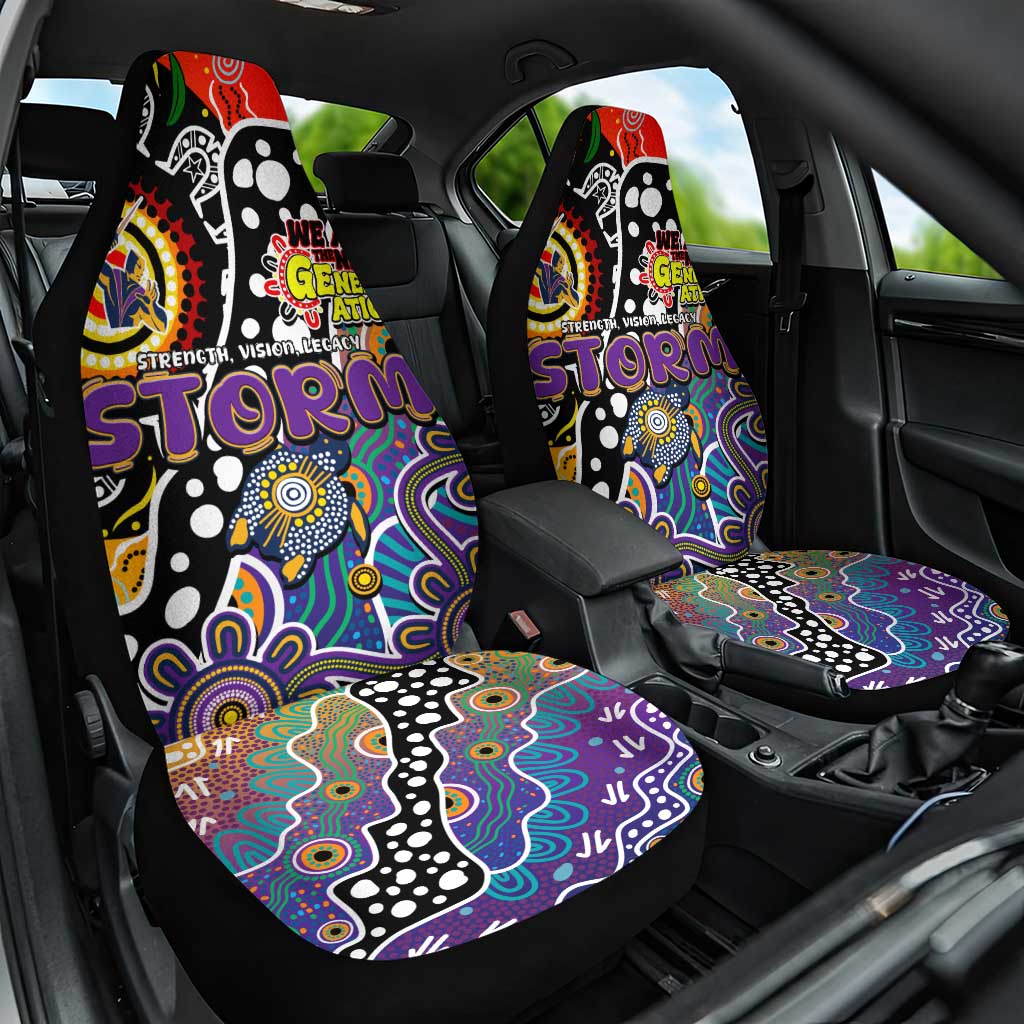Storm NRL Celebrating 50 Years of Naidoc Car Seat Cover NAIDOC Week 2025 Aboriginal