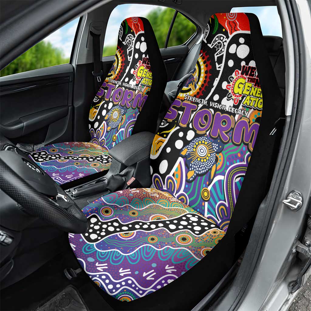 Storm NRL Celebrating 50 Years of Naidoc Car Seat Cover NAIDOC Week 2025 Aboriginal