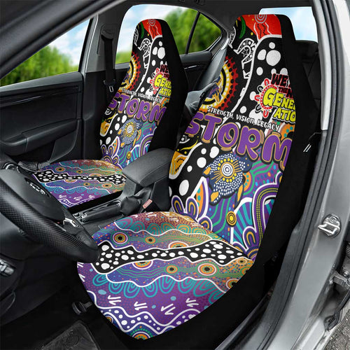 Storm NRL Celebrating 50 Years of Naidoc Car Seat Cover NAIDOC Week 2025 Aboriginal